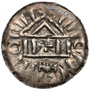 CNP denarius type I - temple / croix
