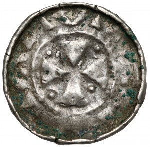 Denier de la croix CNP V - croix perlée