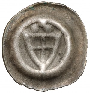 Ordre Teutonique, Brakteat - Écu avec croix (1307-1318)