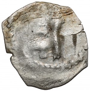Lituanie, Vytautas, denier lituanien, Vilnius (1413-1430) - Colonnes de Gediminas - gauche