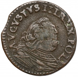 August III Sas, Grosz Gubin? 1755 - litera H