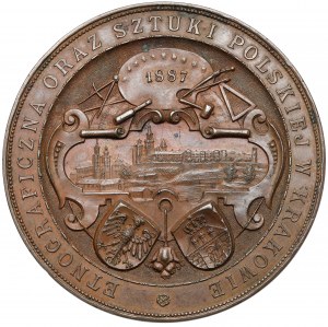 Medal Wystawa rolnicza i przemysłowa w Krakowie 1887