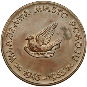 Medal Dziesiąta Rocznica Wyzwolenia Warszawy 1955