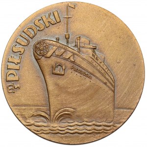 Medal I. podróż statku M/S Piłsudski 1935 r. - Gdynia - Nowy York