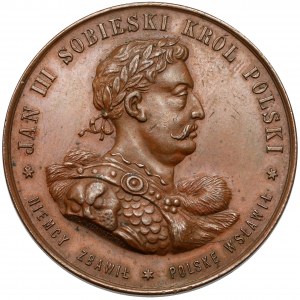 Medal 200. rocznica bitwy pod Wiedniem, Sobieski 1883