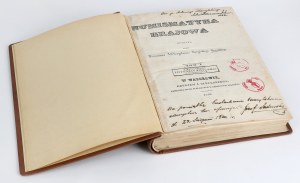 Numismatique nationale, volumes I et II dans une reliure commune, Stężyński BANDTKIE 1839, 1840 - original avec une riche provenance
