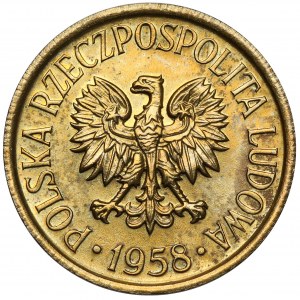 Próba MOSIĄDZ 5 groszy 1958