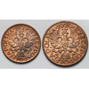 2-5 groszy 1939 - zestaw (2szt)