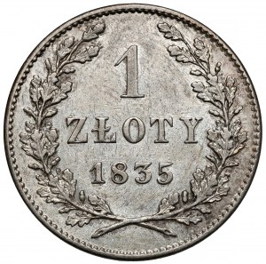 Free City of Krakow, 1 zloty 1835