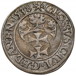 Zygmunt I Stary, Grosz Gdańsk 1538