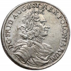 August II the Strong, Gulden (2/3 of a thaler) 1702 ILH, Dresden