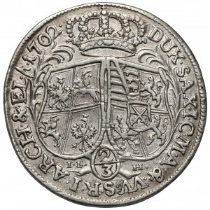 August II Mocny, Gulden (2/3 talara) 1702 ILH, Drezno