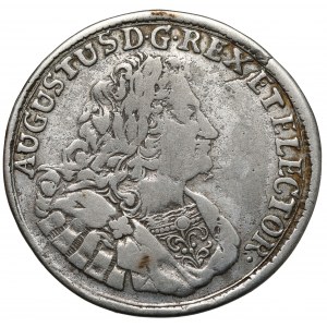 August II Mocny, Gulden (2/3 talara) 1709 ILH