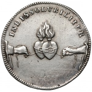 August II Mocny, 1/8 talara pamiątkowe 1719 - zaślubinowy Augusta III