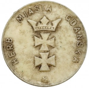 5 Gold Fisherman token / Coat of Arms of the Cities of Gdansk