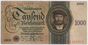 Allemagne, 1 000 Mark 1924