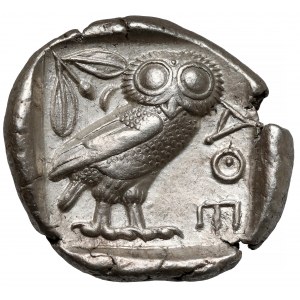 Grecja, Attyka, Ateny, Tetradrachma (454-404 p.n.e.) - sówka - b.ładna