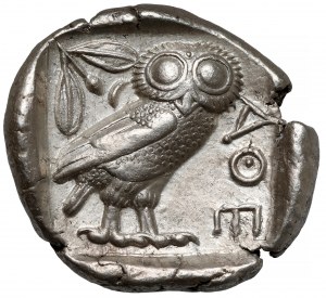 Grèce, Attique, Athènes, Tetradrachma (454-404 av. J.-C.) - 'hibou' - très beau