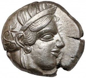 Grèce, Attique, Athènes, Tetradrachma (454-404 av. J.-C.) - 'hibou' - très beau