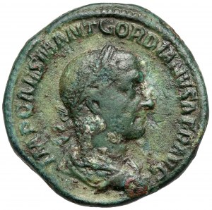 Gordian I of Africa (238 A.D.) Sesterc, Rome - RARE - reign lasting 20 days