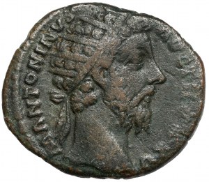 Marc Aurèle (161-180 ap. J.-C.) Dupondius, Rome - victoire sur les Germains