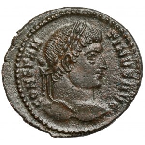 Konstantyn I Wielki (306-337 n.e.) Follis, Trier - SARMATIA DEVICTA