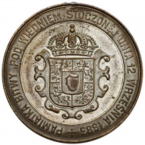 Medal, 200-lecie Odsieczy Wiedeńskiej 1883 - LAUER