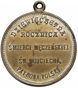 Medal religijny Święty Wojciech 1897