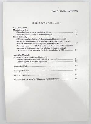 Wiadomości numizmatyczne 2012/zeszyt 1 (193)