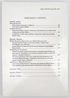 Wiadomości numizmatyczne 2012/zeszyt 2 (194)