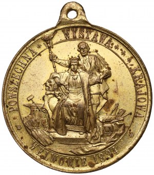 Medal National Exhibition in Lviv 1894 - under protectorate - Polish