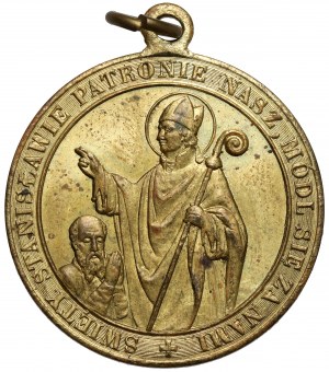 Religious medal Saint Stanislaus 1897