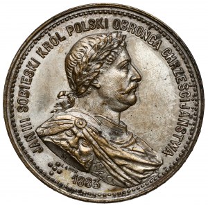 Medal, 200-lecie Odsieczy Wiedeńskiej 1883 - LAUER