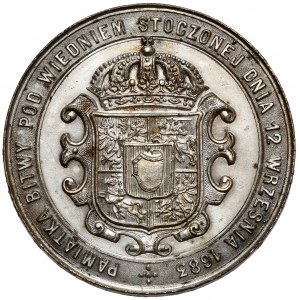 Medal, 200-lecie Odsieczy Wiedeńskiej 1883 - LAUER