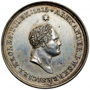 Medal, Polska swojemu dobroczyńcy 1826 - srebro