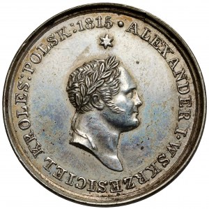 Medal of the Benefactor of his mourning Poland 1826 - small / silver