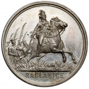 Medal, 100-lecie bitwy pod Racławicami 1894 - w SREBRZE