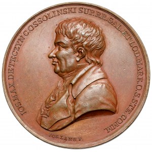 Medal, Otwarcie biblioteki Ossolińskich we Lwowie 1817