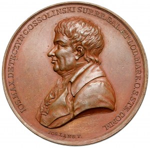Médaille pour l'ouverture de la bibliothèque Ossoline à Lviv 1817