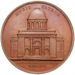 Médaille pour l'ouverture de la bibliothèque Ossoline à Lviv 1817