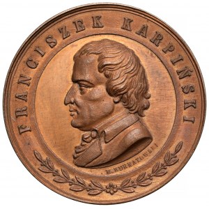 Medal 1880 - odsłonięcie pomnika Franciszka Karpińskiego w Kołomyi