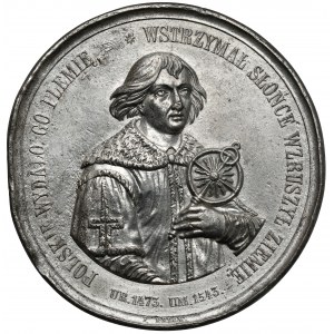 Medal, 400-lecie urodzin Mikołaja Kopernika 1873