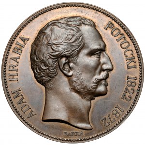 Medal, Adam hrabia Potocki 1872