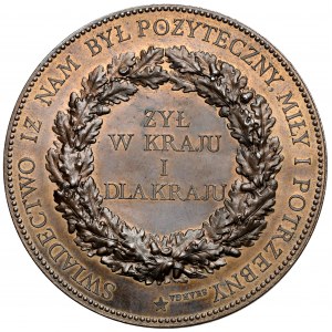 Medal, Adam hrabia Potocki 1872