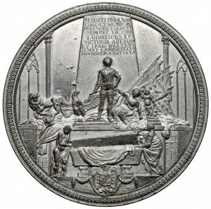 Courland, Maurice of Saxony, Posthumous Medal 1750 (MULLER)