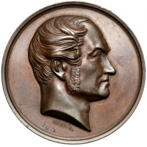 Medal, Józef de Köhler - Kupcy Miasta Warszawy, 1854 r.