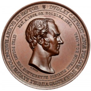 Medal Dudley C. Stuart - staraniem Komitetu Emigracyjnego 1859 r.