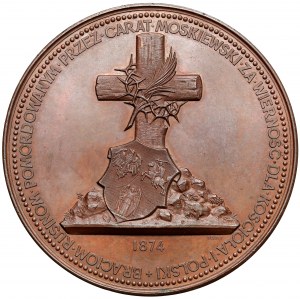 Medal commemorating Ruthenians murdered by the Tsar 1874