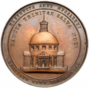 Medal Evangelical Augsburg Church in Warsaw 1881