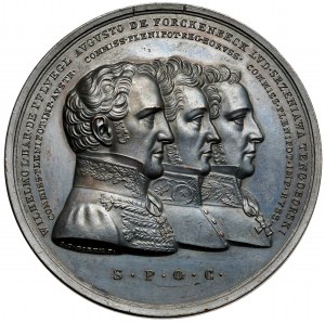 Medal of the Three Commissioners and the Constitution of the Free City of Krakow 1833